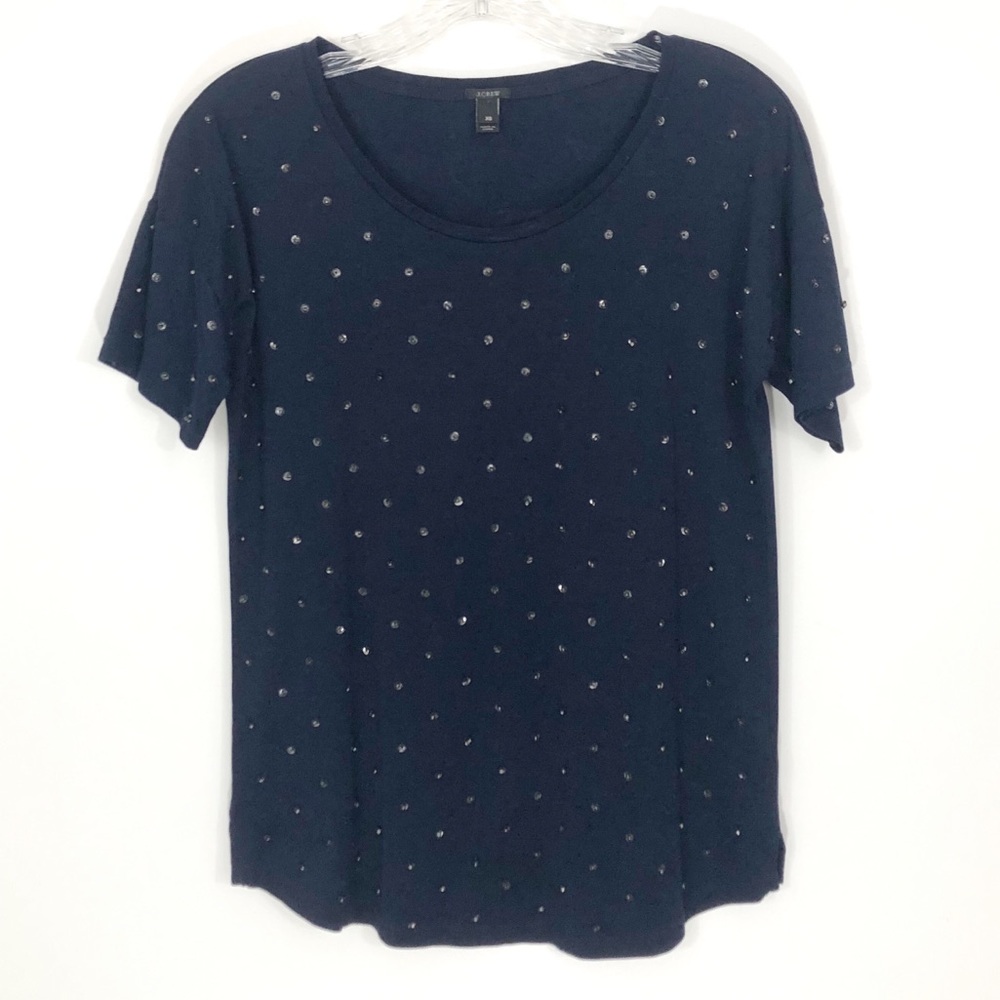 4/$25 J Crew Sequin Short Sleeve Tee XS